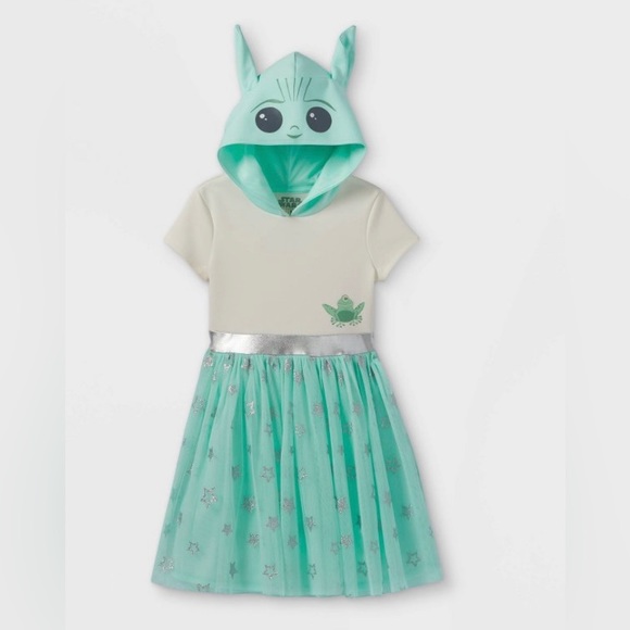 Star Wars Dresses Star Wars The Child Baby Yoda Hooded Dress Girls